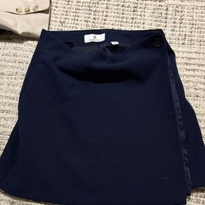 Babaton Dark Blue Pencil Skirt